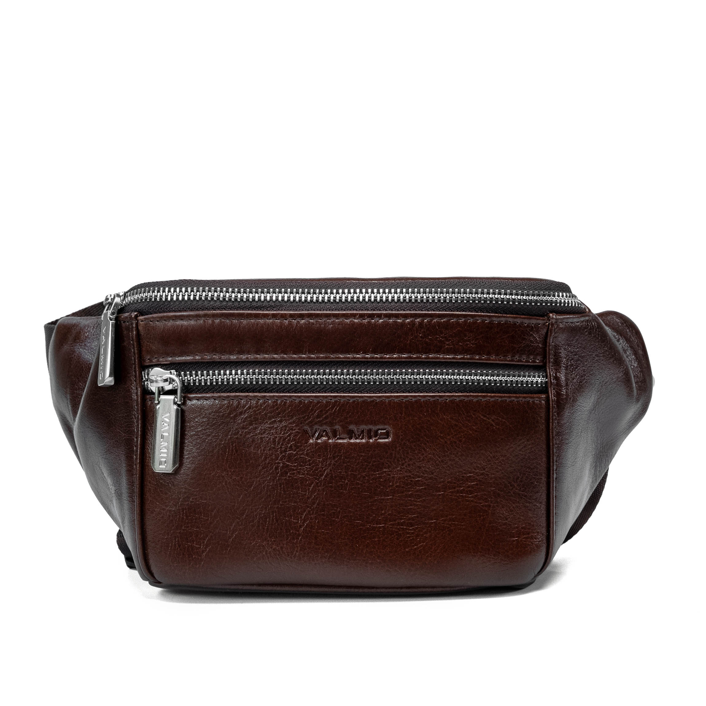 Valmio Gantry Herren Leder-Gürteltasche - braun