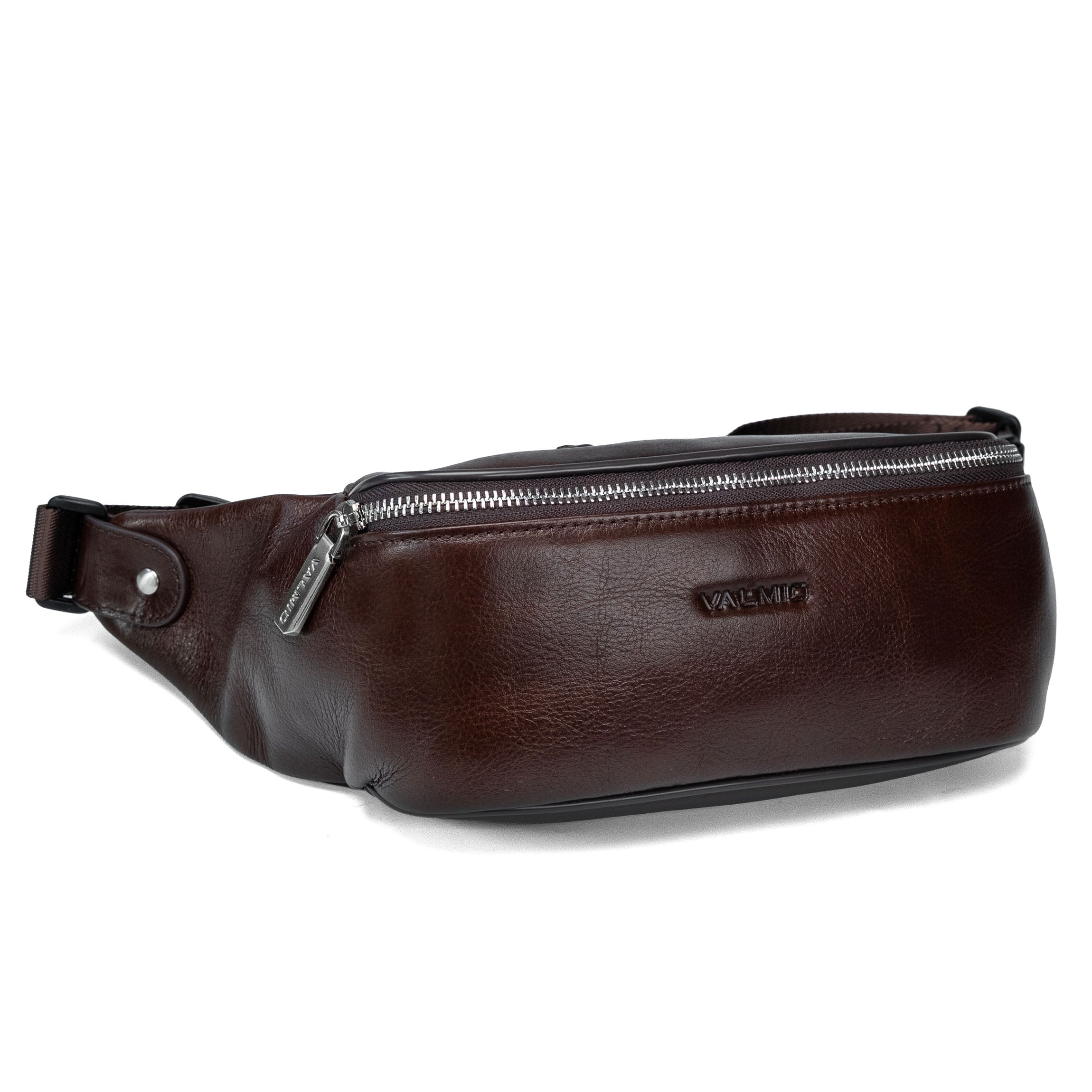 Valmio M86 brown leather waist bag