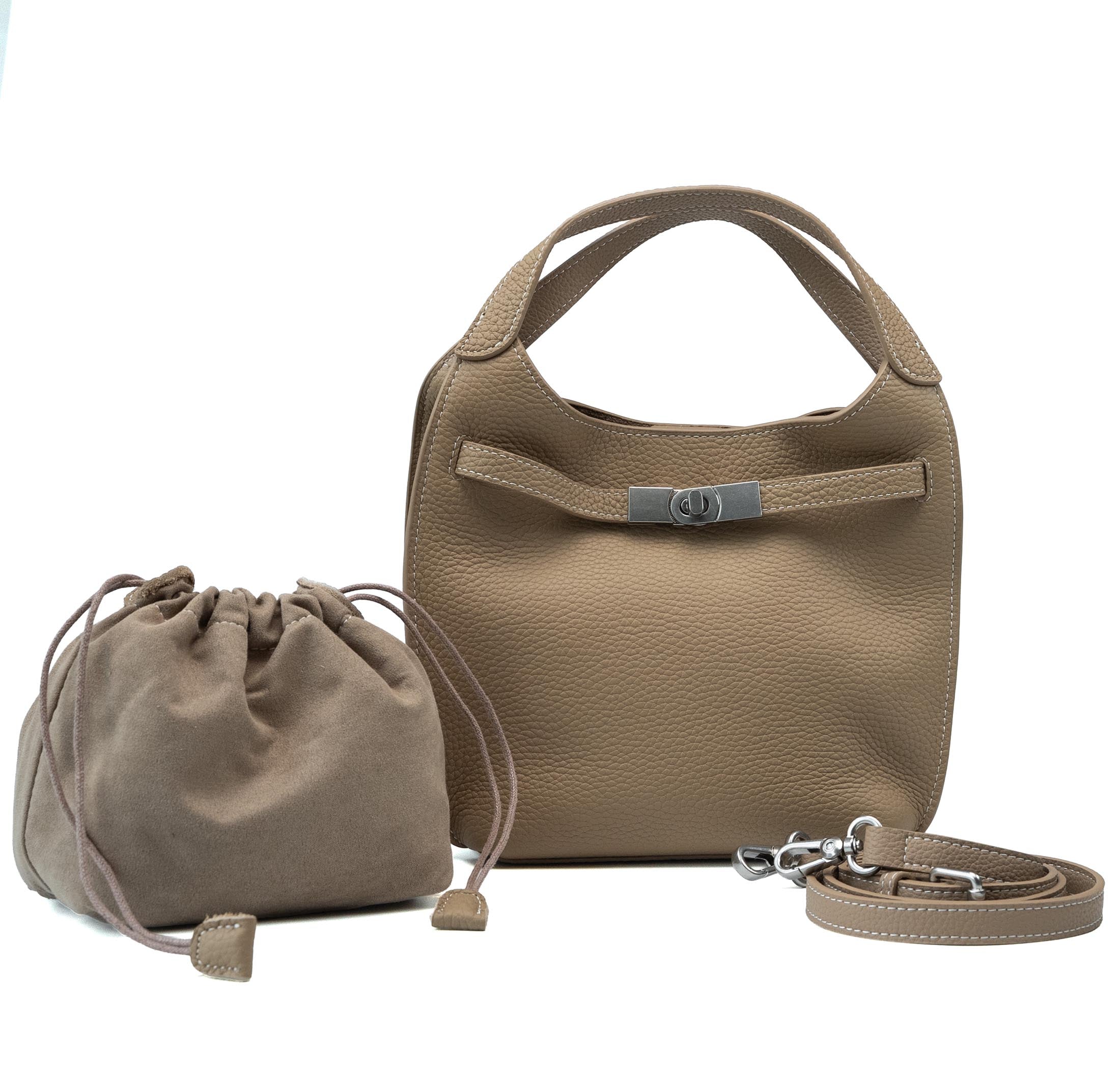 Sac à main en cuir pour femme Valmio Pinora - vert