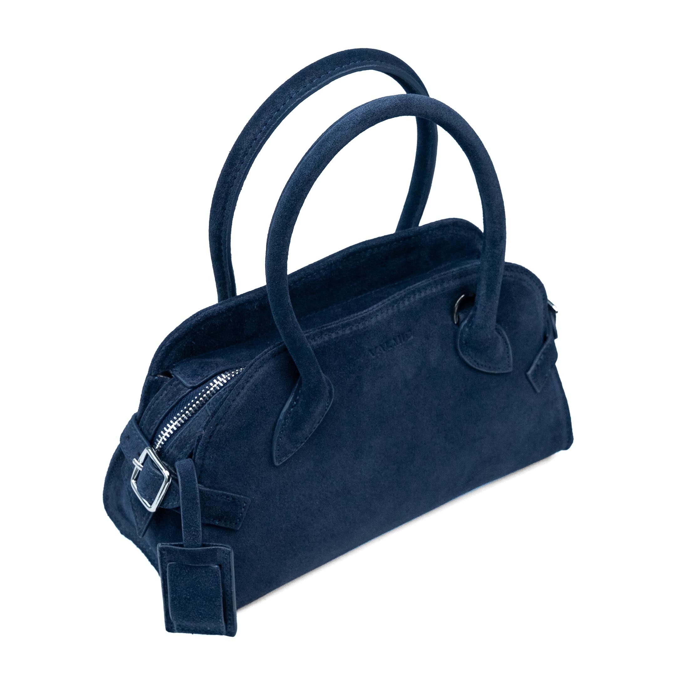 Sac à main en cuir pour femme Valmio Menora - bleu