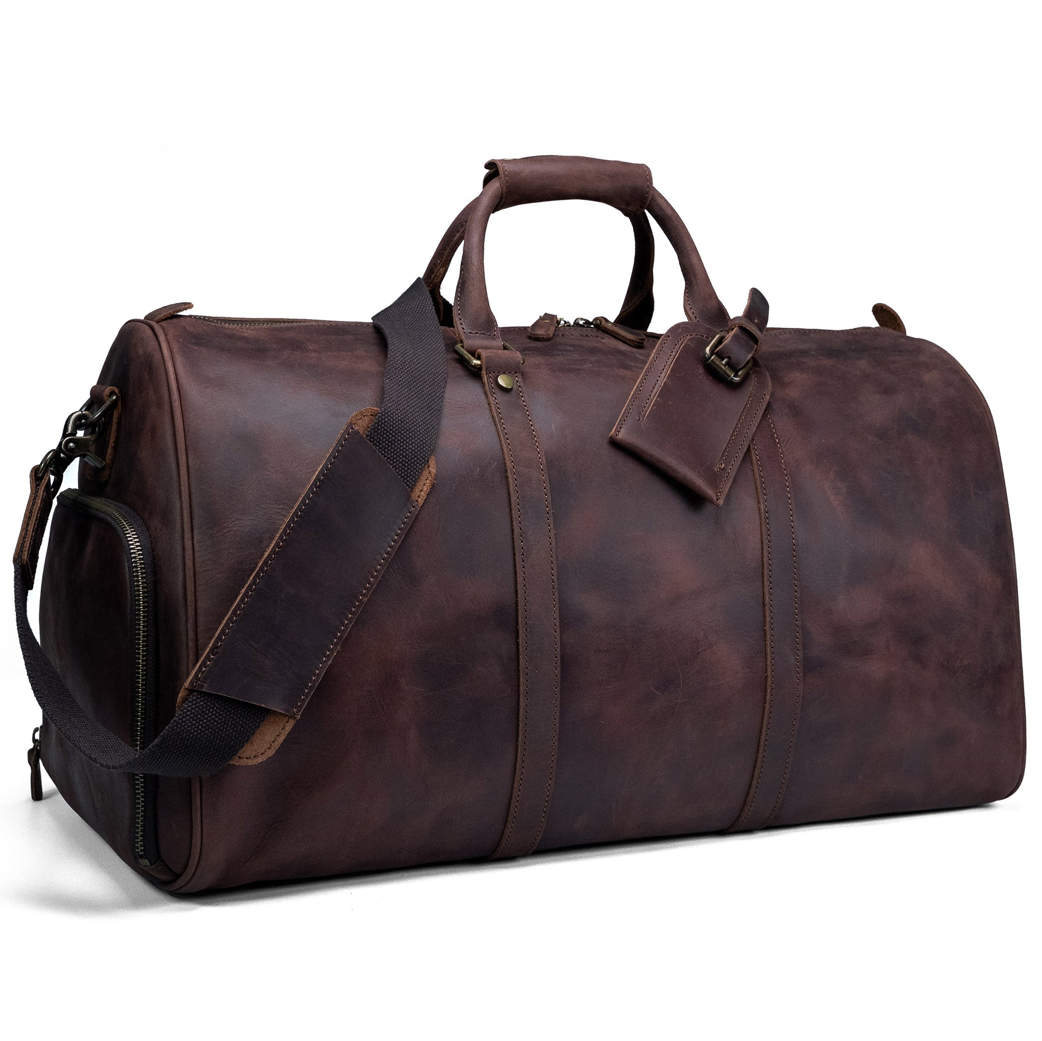 Bolsa de viaje de cuero Valmio Torvo