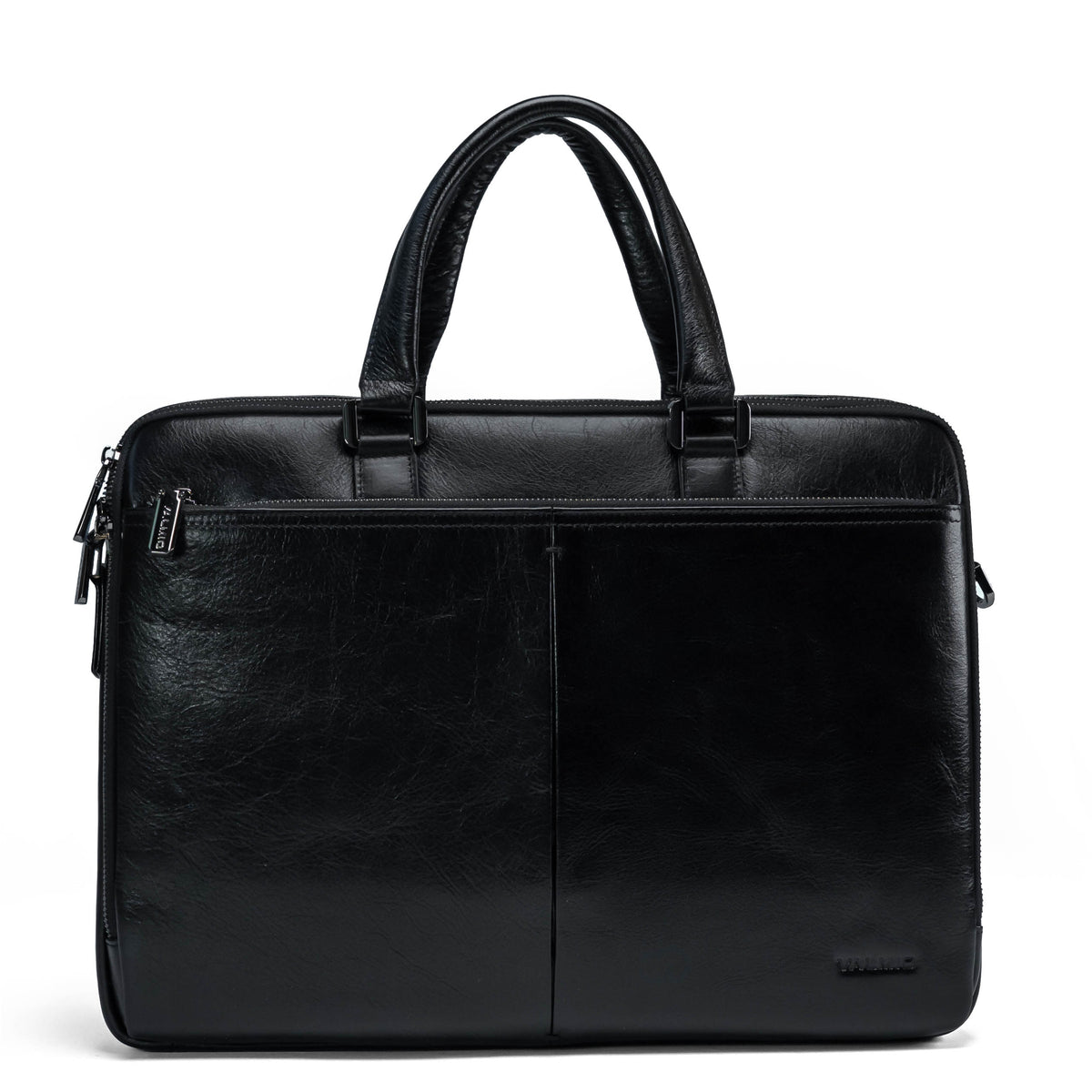 Genuine leather bag Valmio Gentry Black