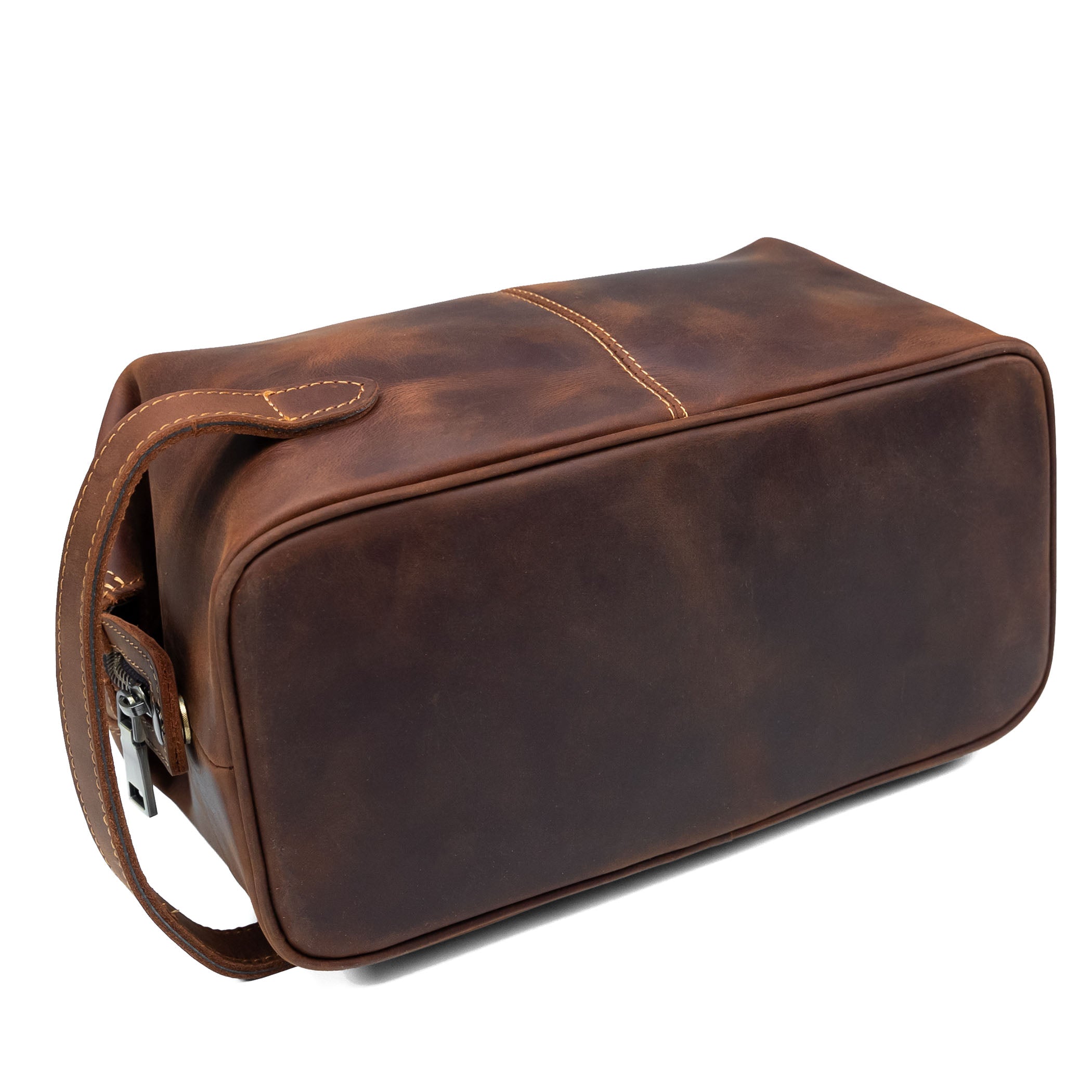 Valmio Conta Leather Toiletry Bag