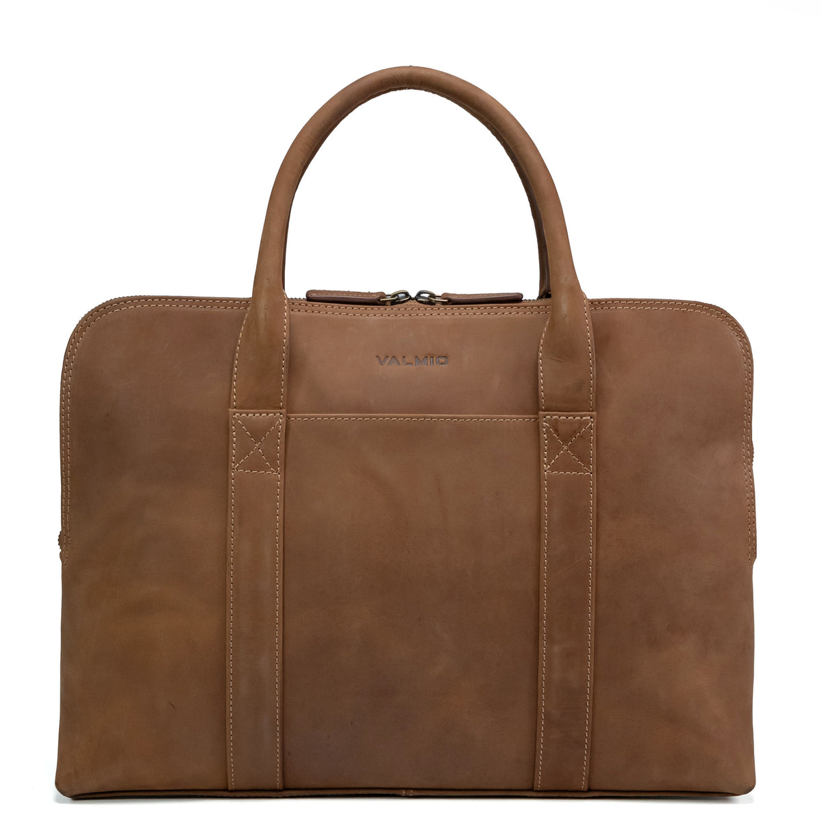 Valmio Suede Laptop Bag Brown