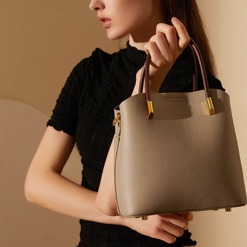 Valmio Karina Leather Women's Bag - Yellow