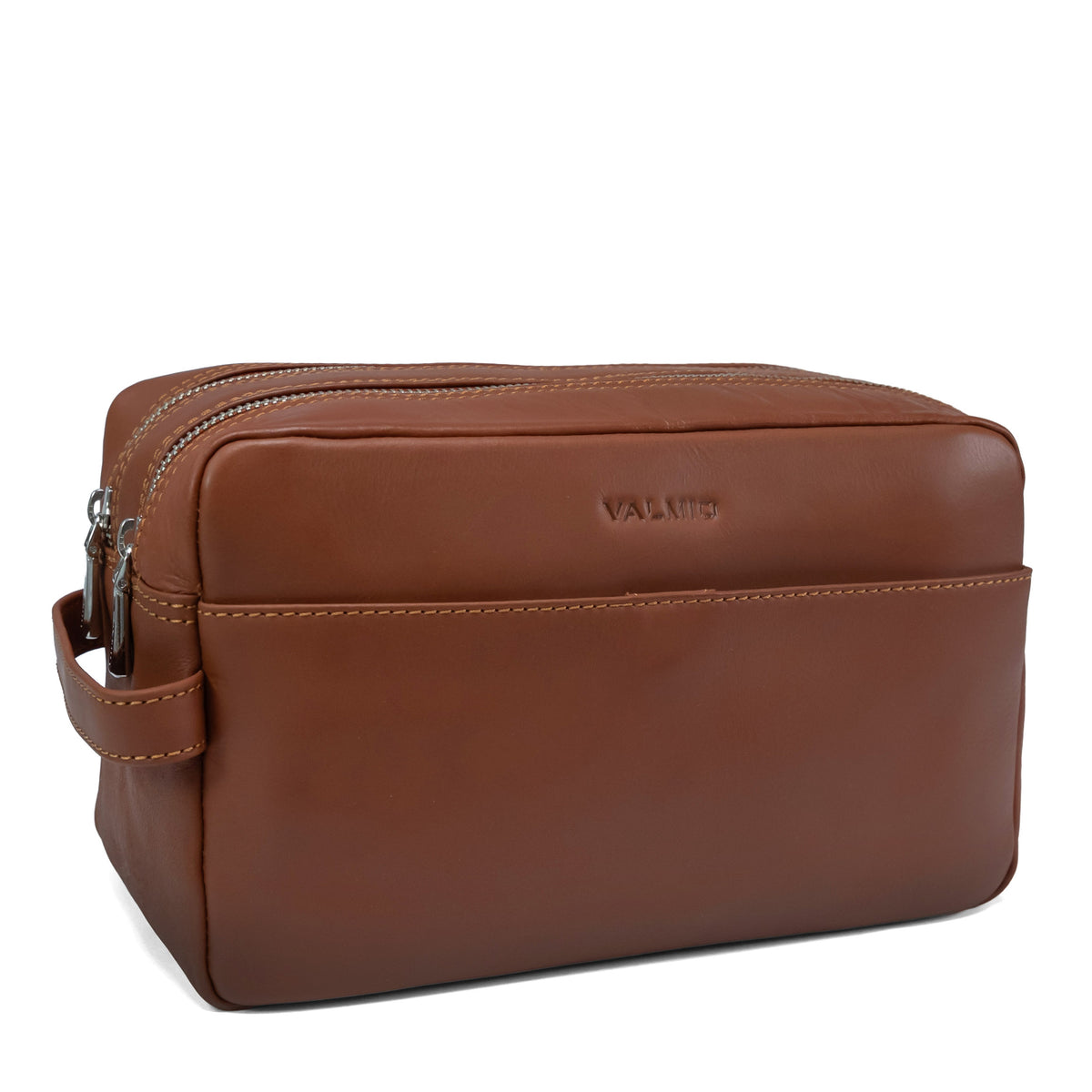Valmio Trip CRAZY HORSE Leather Toiletry Bag