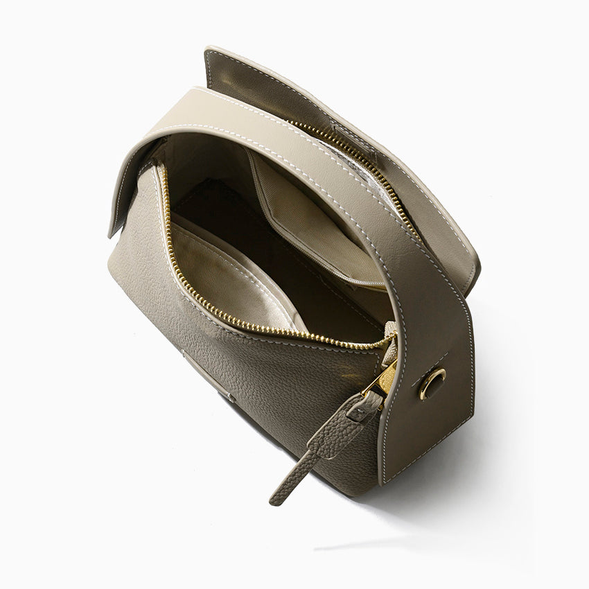 Sac à main pour femme en cuir Valmio Zirena - blanc