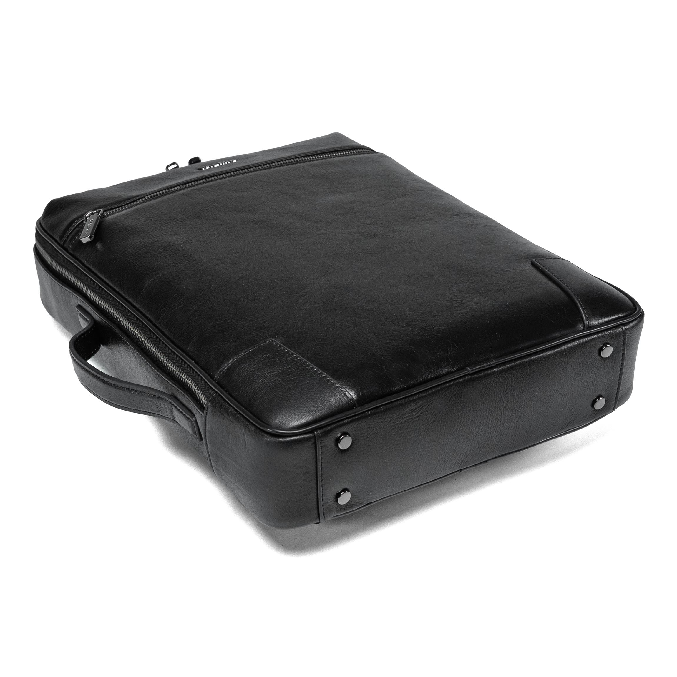 Luxuriöser Leder-Rucksack Valmio Ardent - schwarz