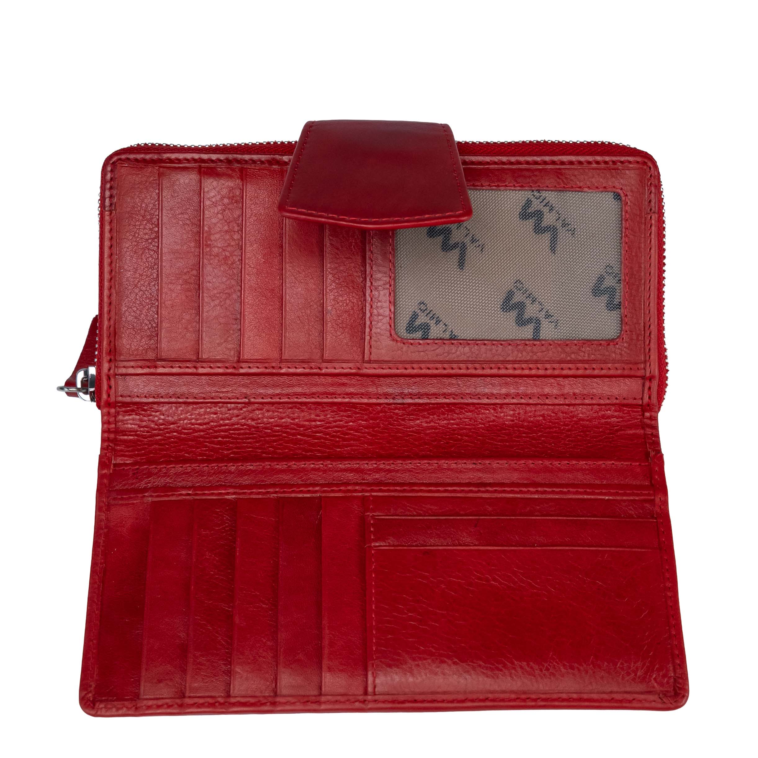 Women's Leather Wallet Valmio Vault 2435 Red