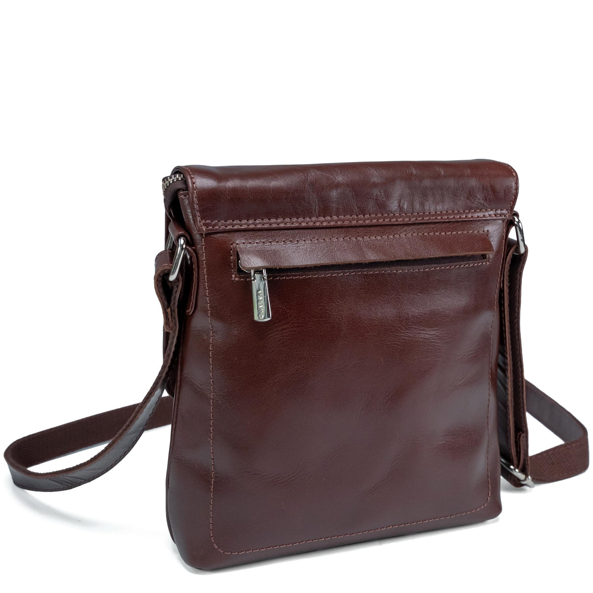 Sac bandoulière Valmio Boro brun rougeâtre