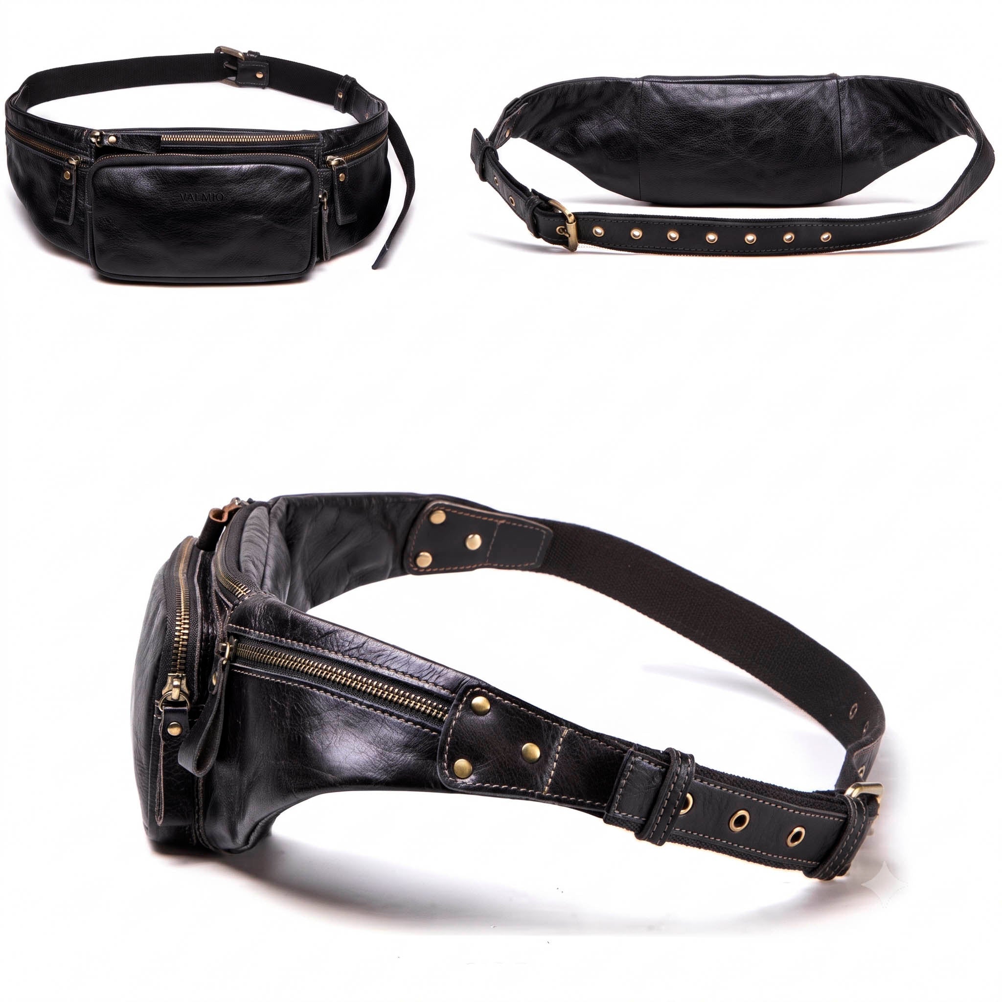 Valmio Marlow Men's Leather Belt Bag