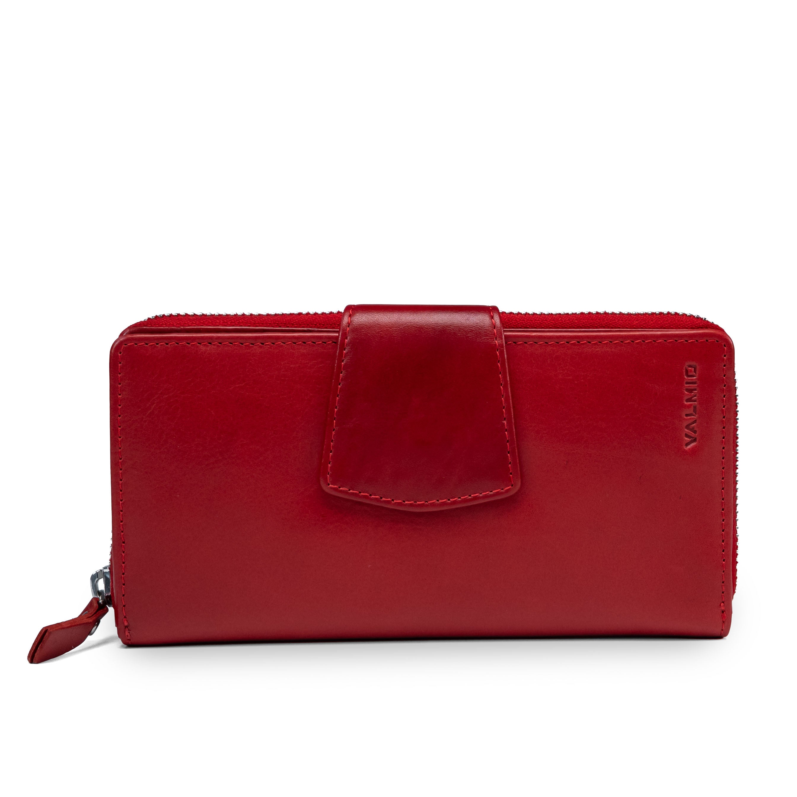 Women's Leather Wallet Valmio Vault 2435 Red