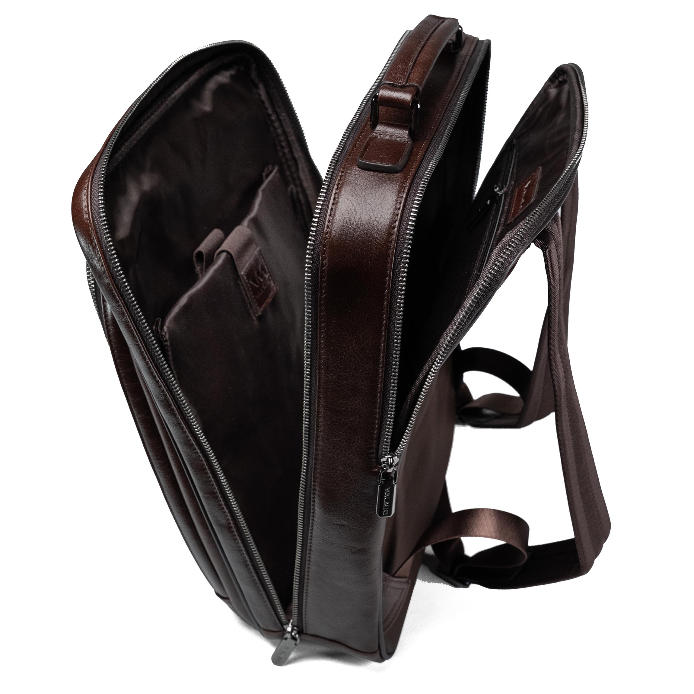 Sac à dos en cuir pour homme Valmio Ravenor - marron