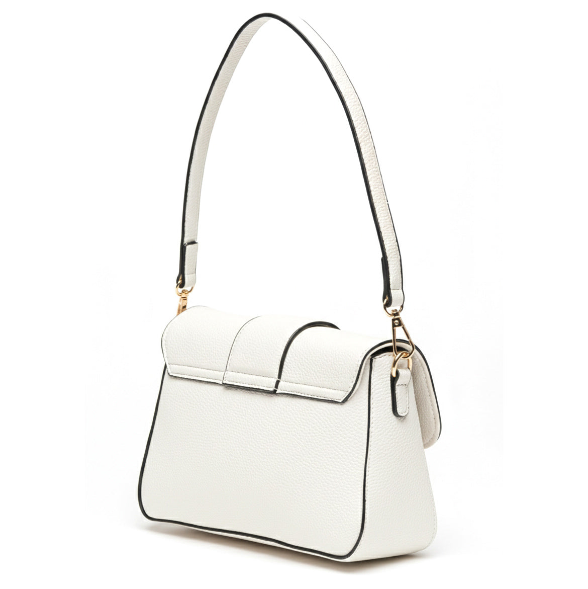 Öko-Lederhandtasche PIERRE CARDIN 6821 Bianko