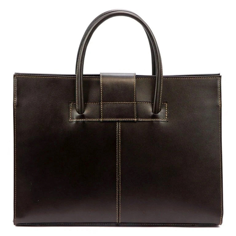 Sac à main en cuir Camilla 778 marron