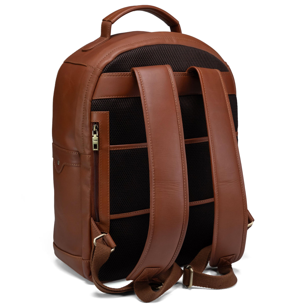 Valmio Royal Leather Backpack Cognac