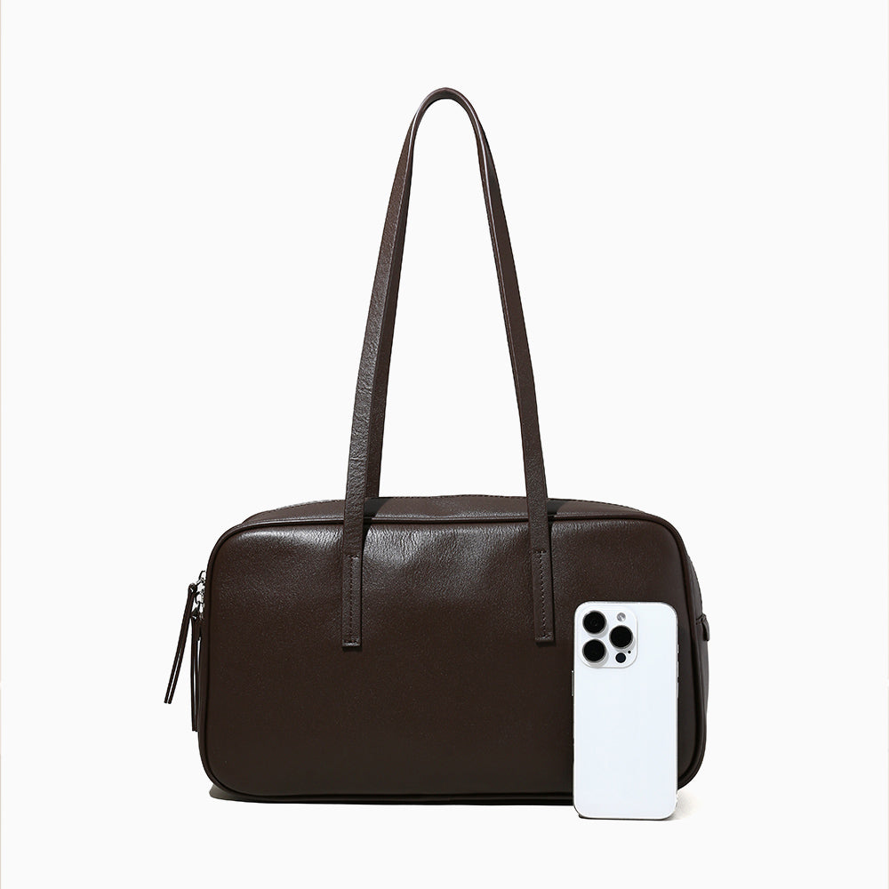 Sac à main pour femme en cuir Valmio Renora - noir