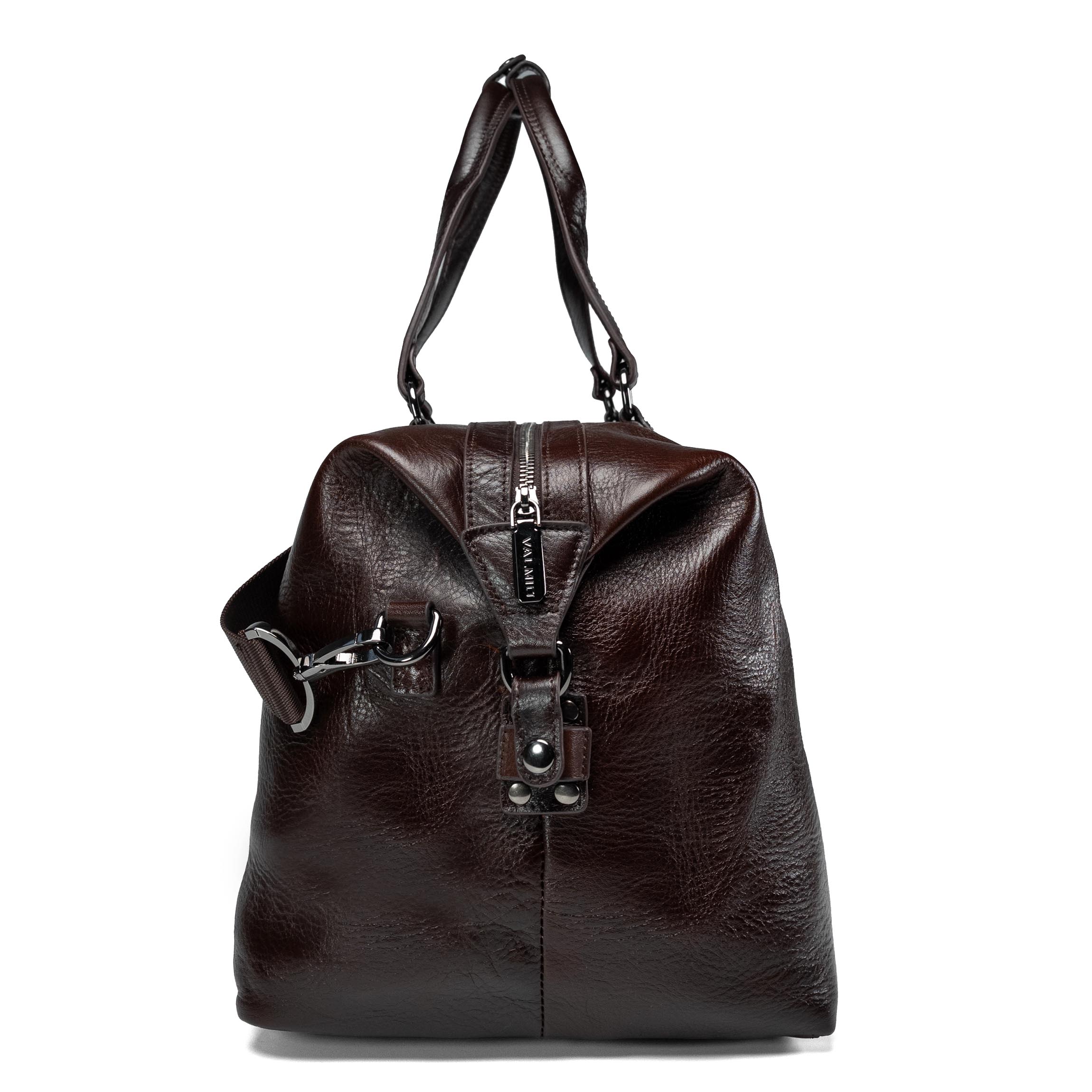 Sac de voyage en cuir Valmio Kane - marron