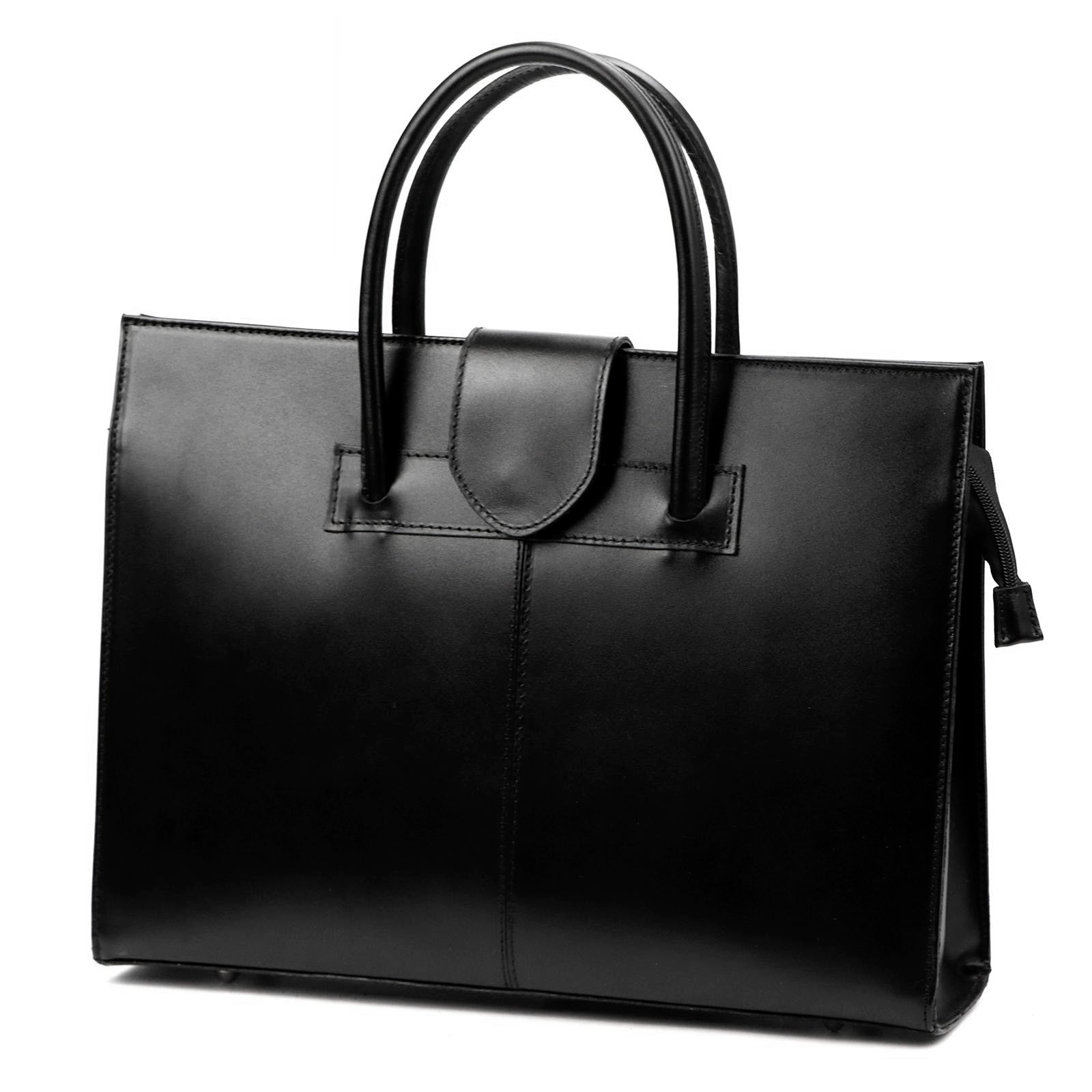 Sac à main en cuir Camilla 778 Noir