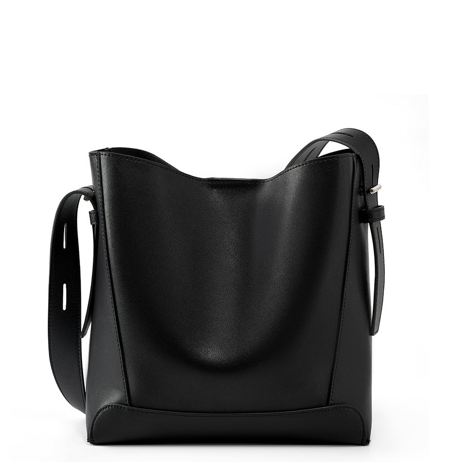 Valmio Melina Leather Women's Bag - Black