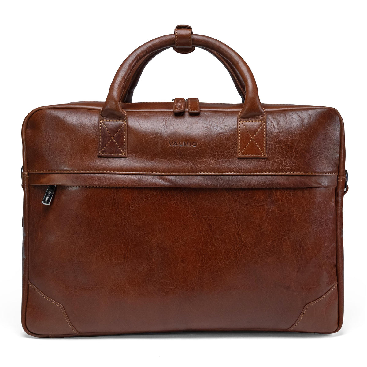 Sacoche pour ordinateur portable pour homme Valmio Hawes - marron