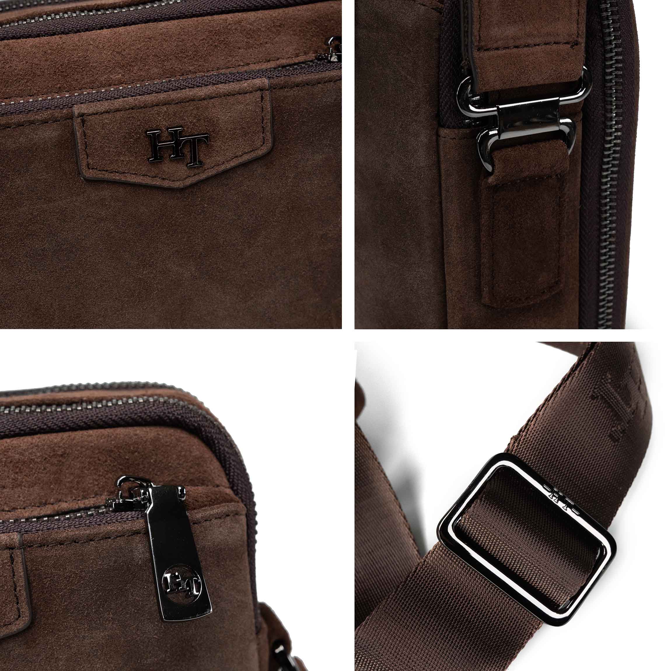 Sac bandoulière marron pour homme Bolton