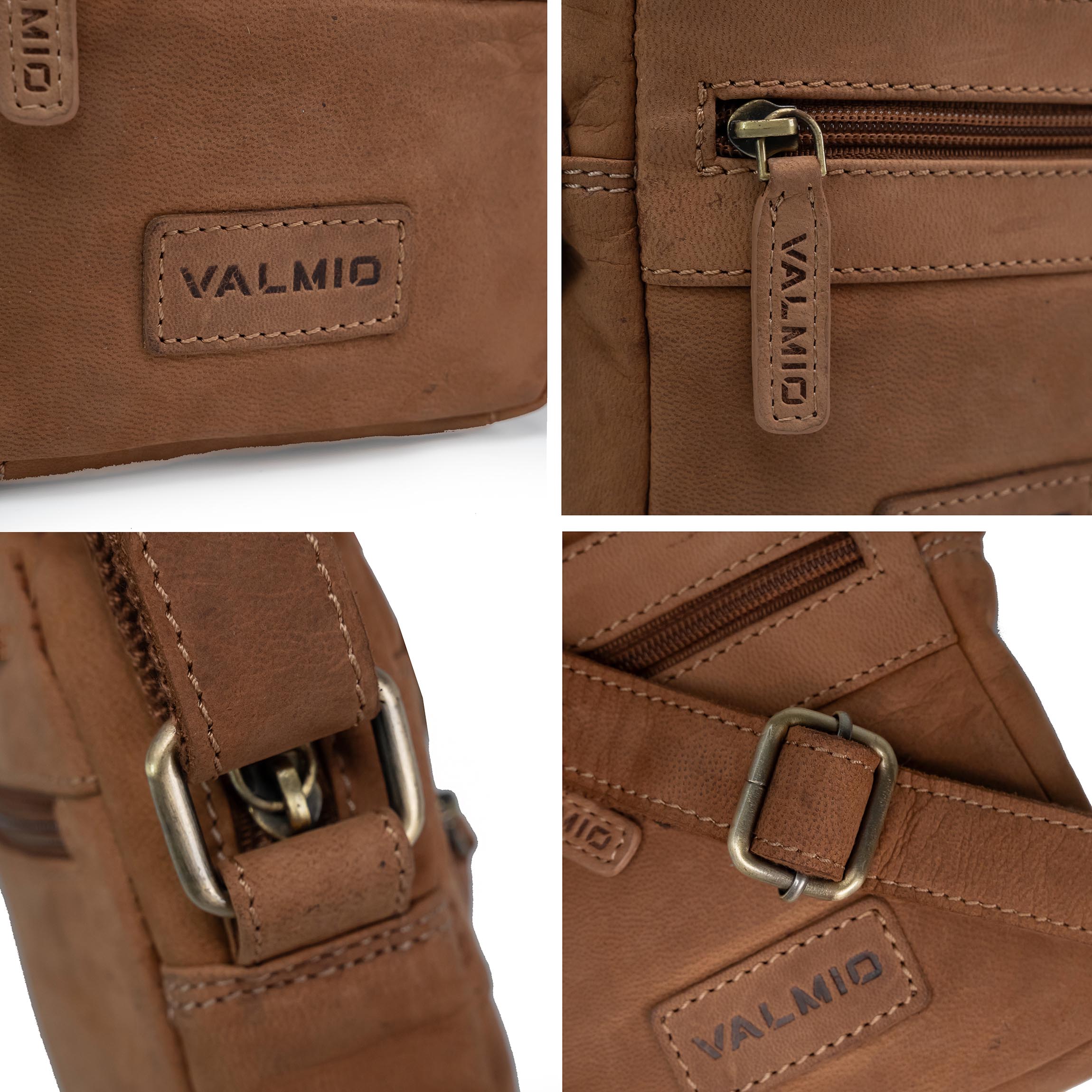 Bolso de hombro Valmio Chic marrón