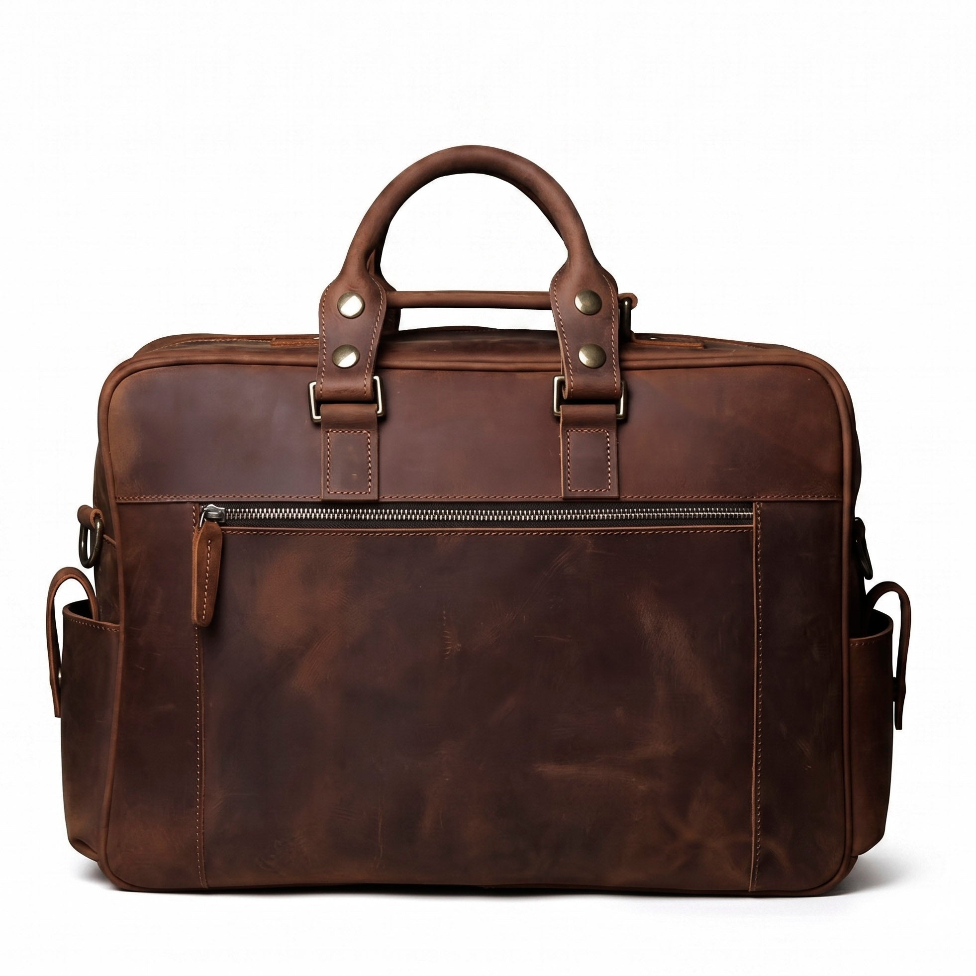 Leder-Aktentasche Valmio Kensington – Hellbraun