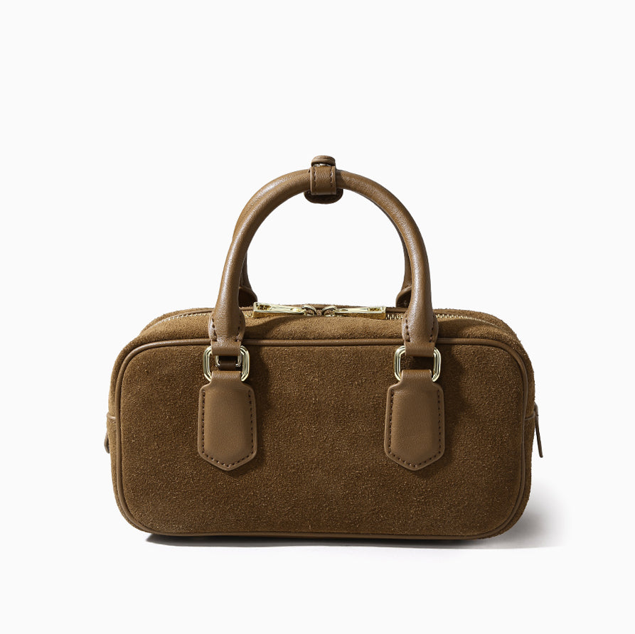 Sac à main pour femme en cuir Valmio Perina - marron