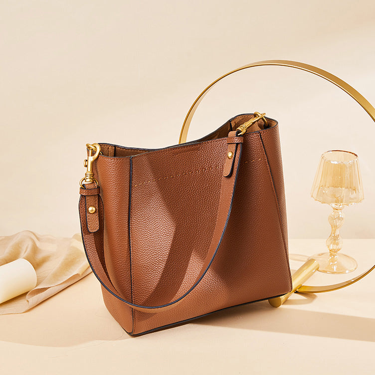 Valmio Relina Leather Women's Bag - Brown