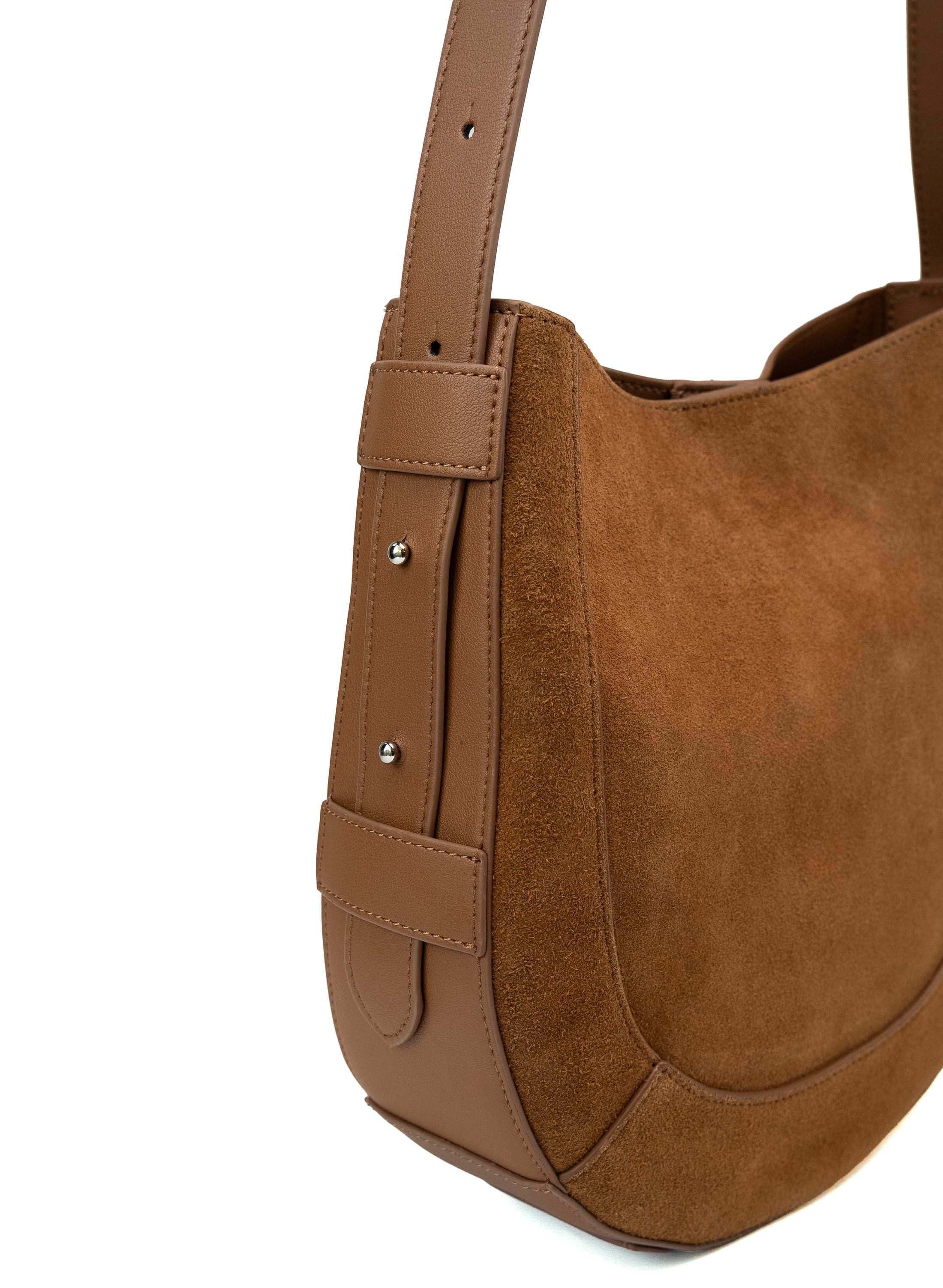 Sac à main femme en cuir Valmio Selina - marron clair