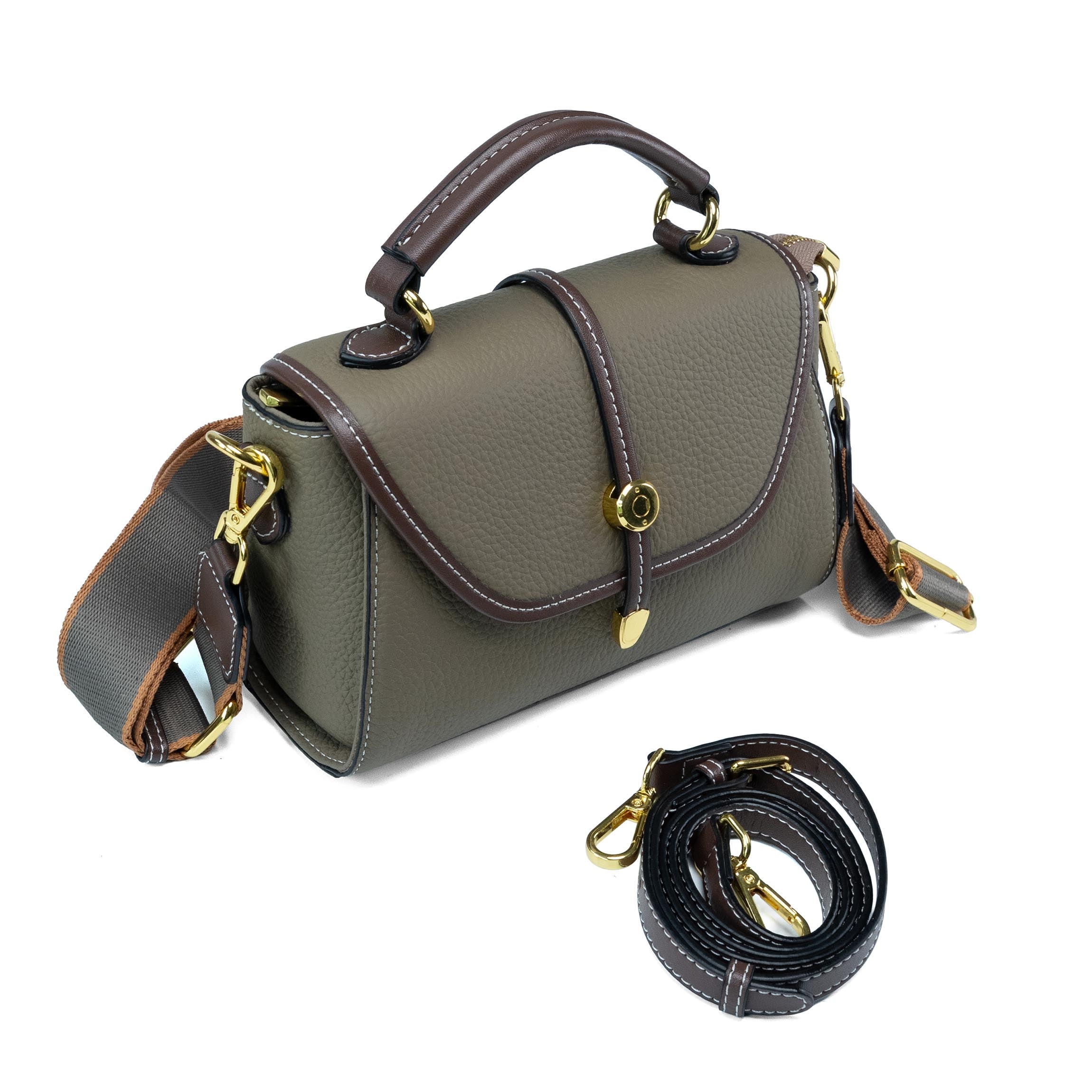 Valmio Polina Leather Women's Bag - Mocha
