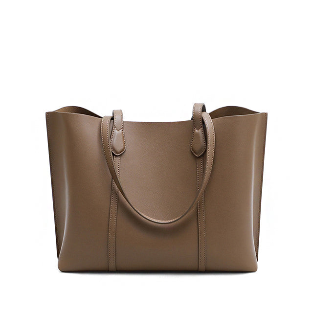 Valmio Nivora leather women's handbag - brown