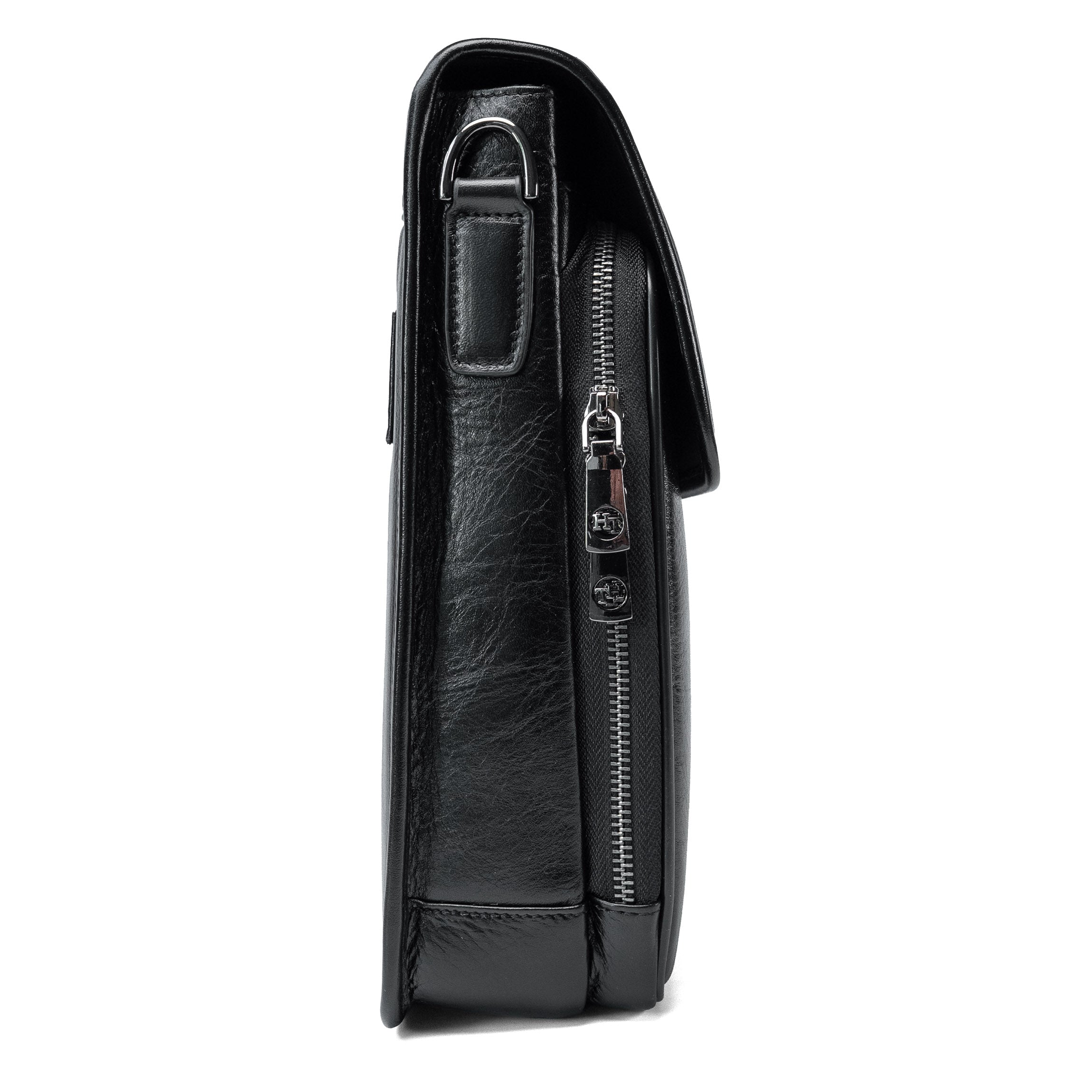 Serviette en cuir pour homme Aenso noir