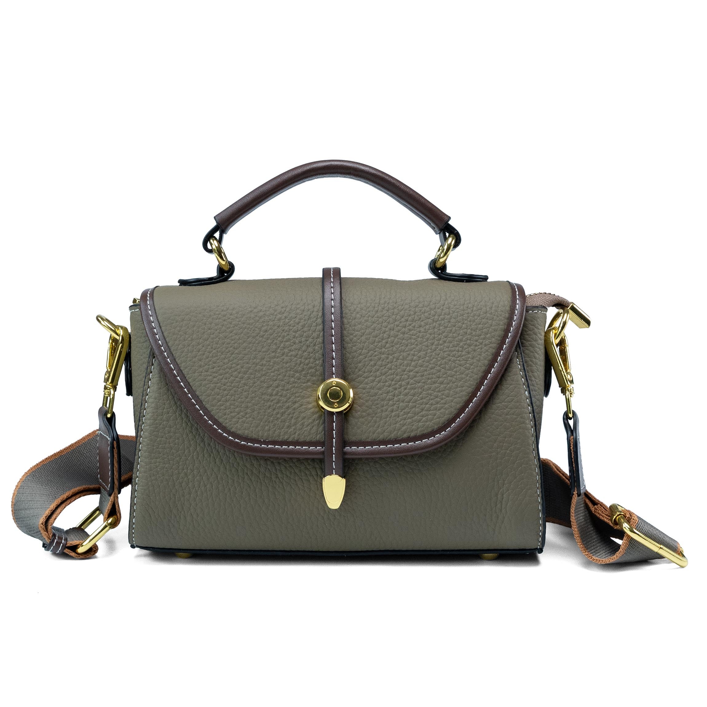 Valmio Polina Leather Women's Bag - Mocha