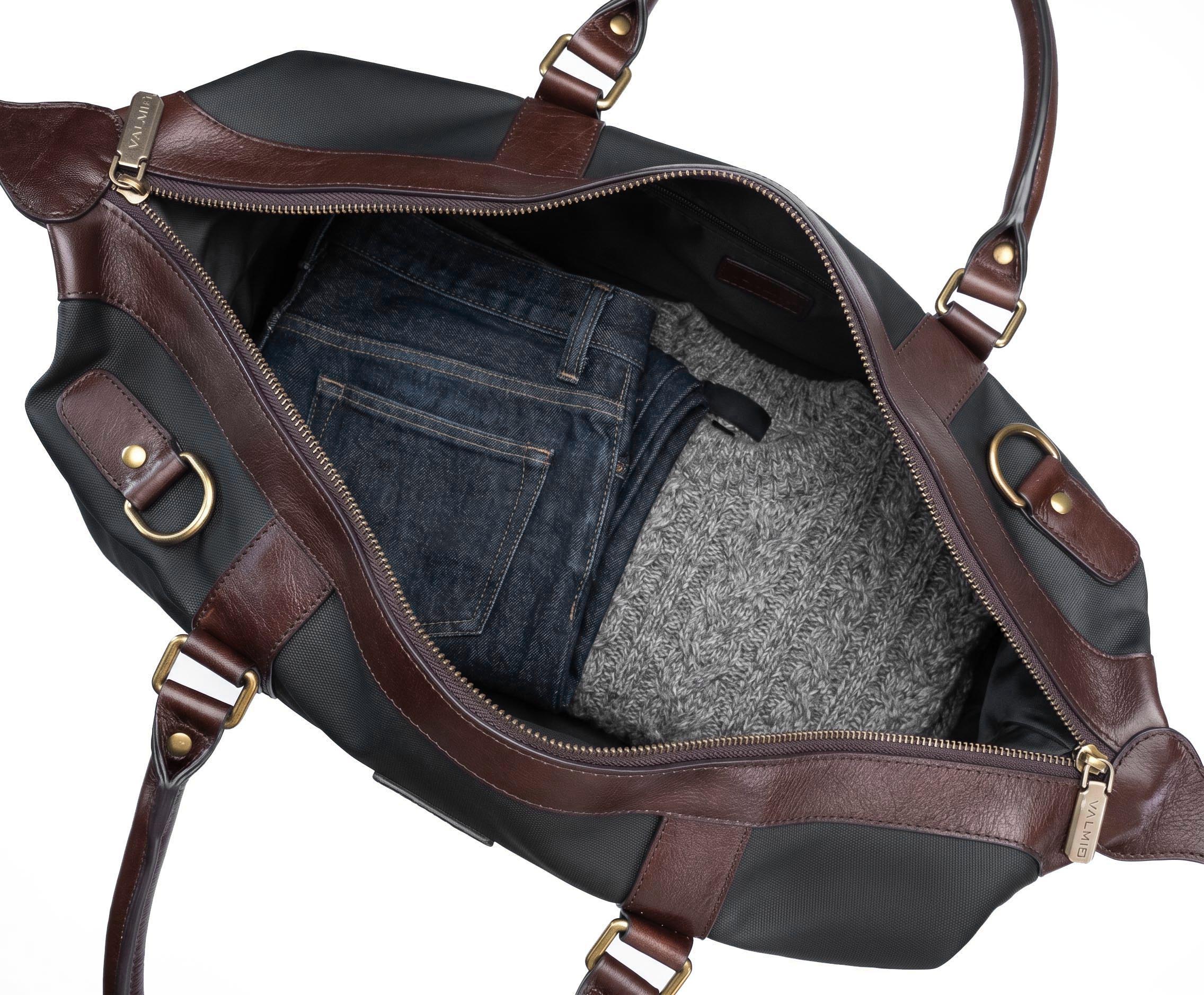 Bolsa de viaje para hombre Valmio Brenson - negro