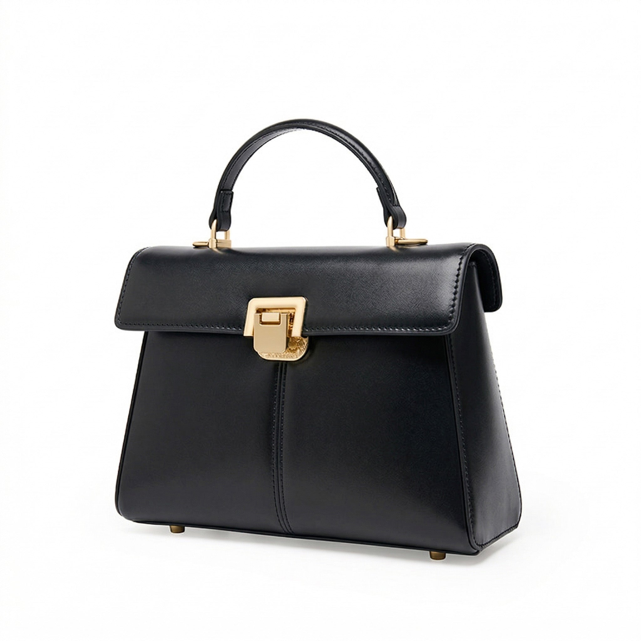 Valmio Nerona Leather Women's Bag - Black