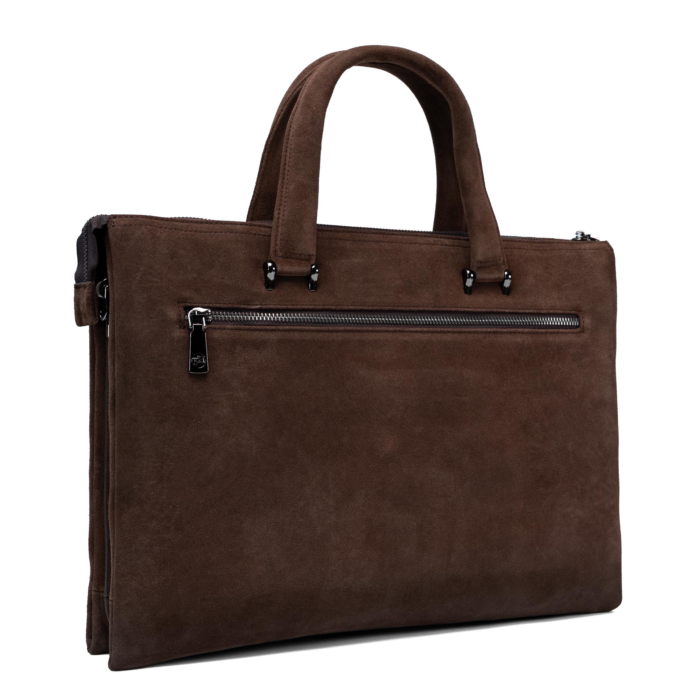 Sity braune Leder-Laptoptasche