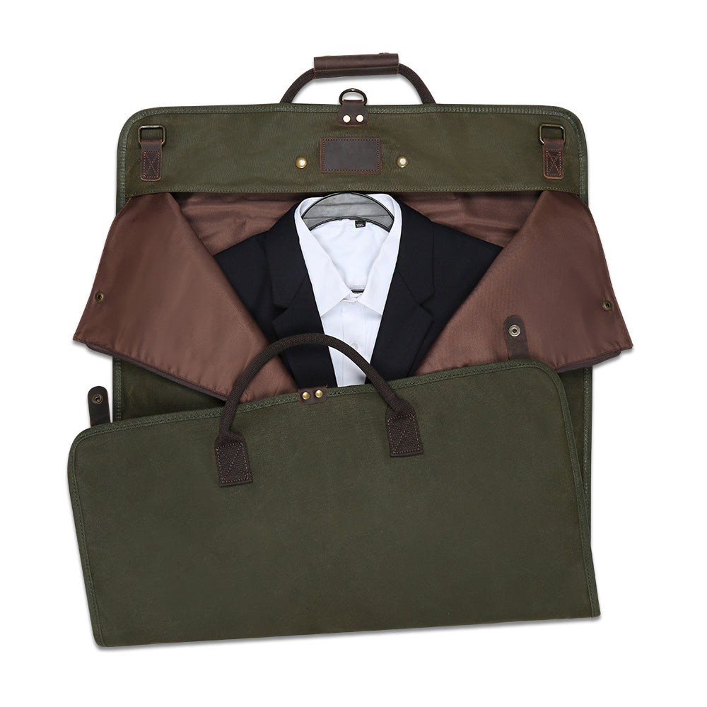 Grüne Duffle-Tasche Reisetasche 2in1