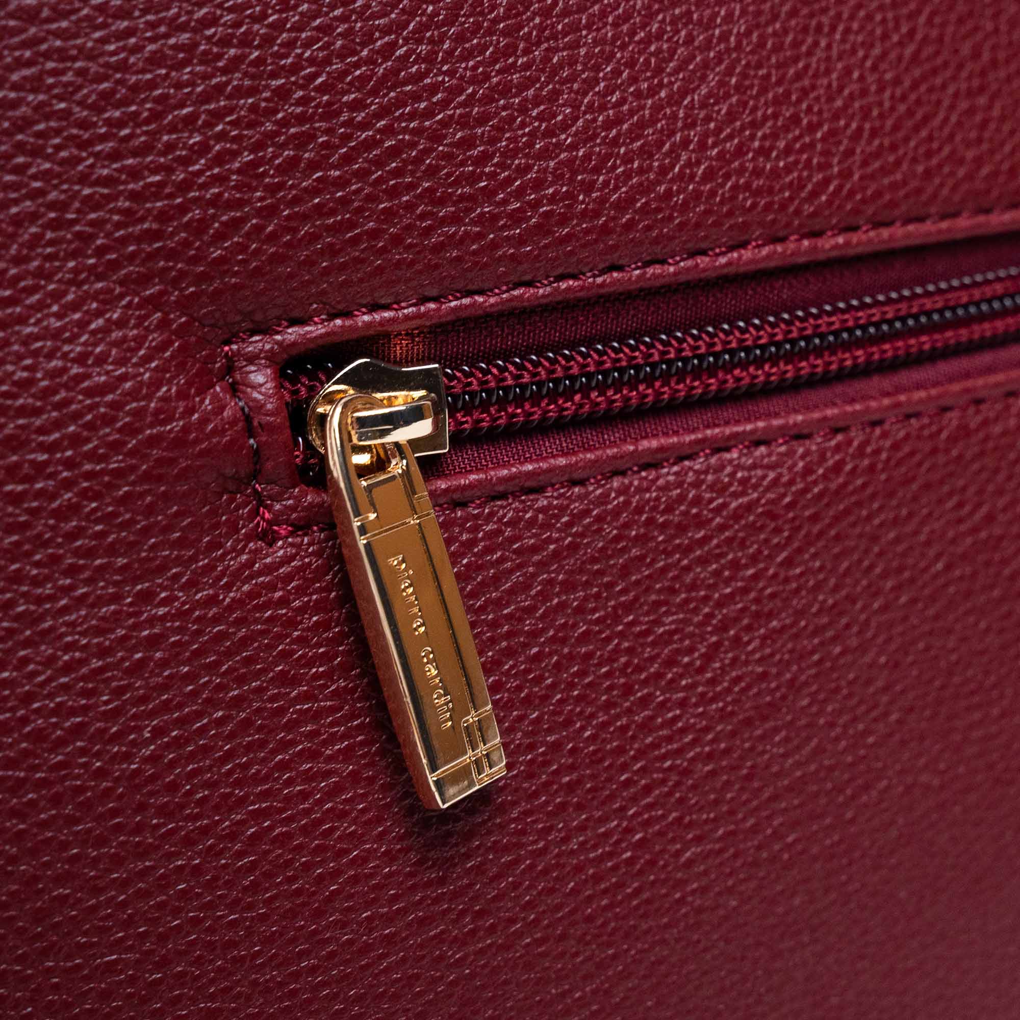 Bolso de mano de cuero ecológico PIERRE CARDIN