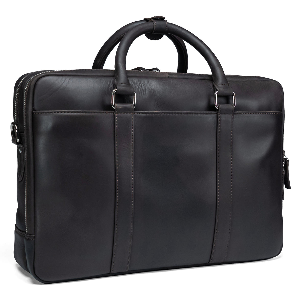 Men's Leather Laptop Bag Valmio Cargo - Brown
