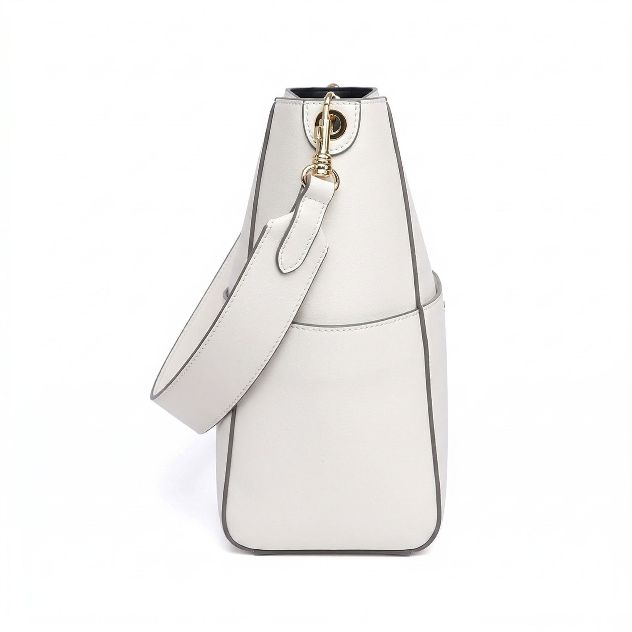 Valmio Morena Leather Women's Bag - White