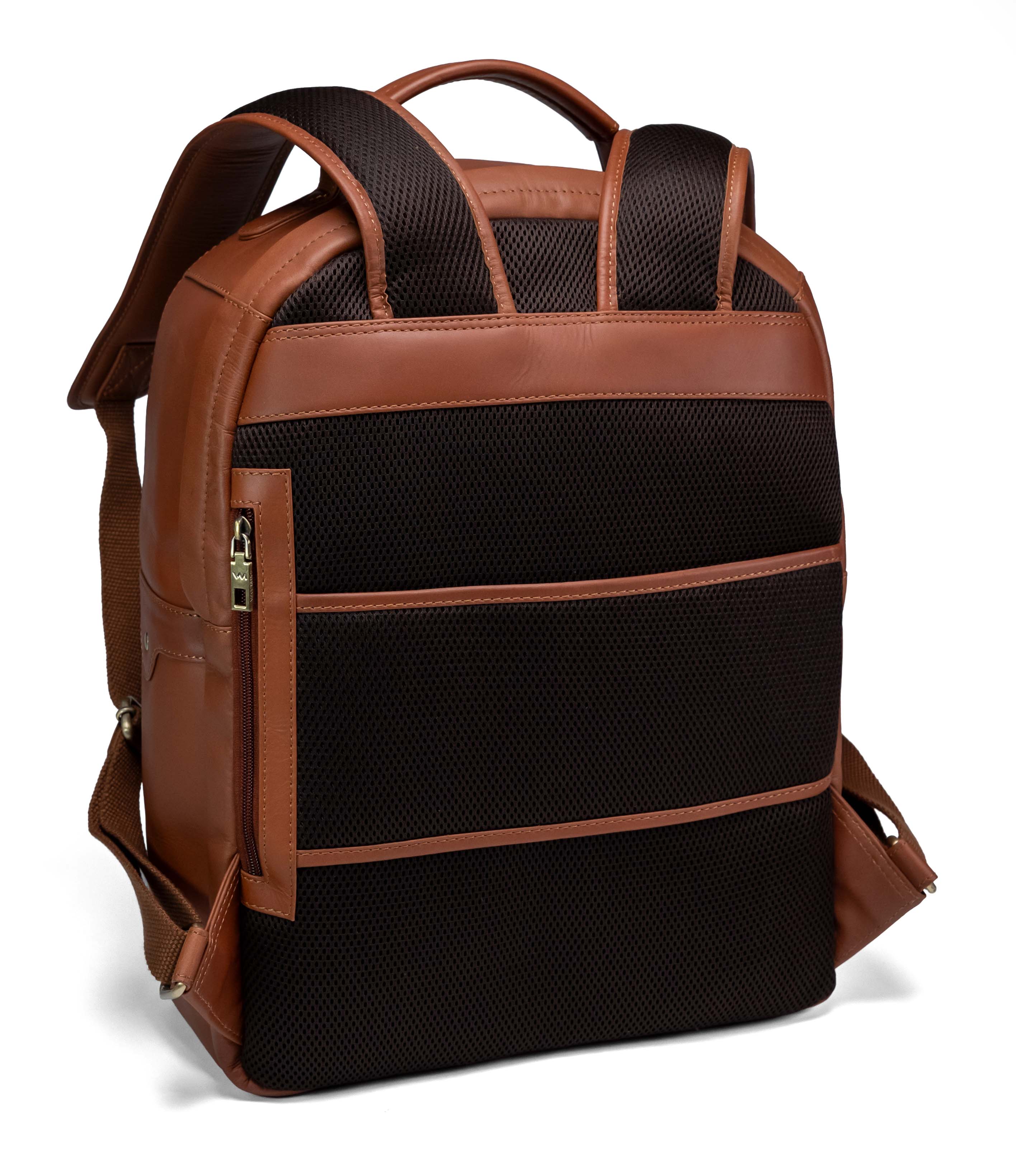 Valmio Royal Leather Backpack Cognac
