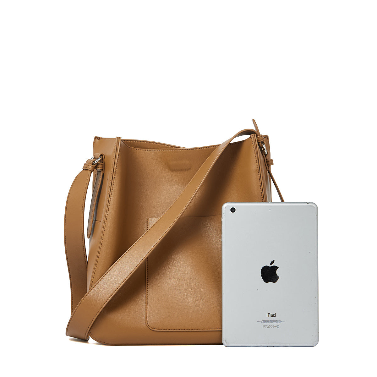 Bolso de cuero para mujer Valmio Tivana - marrón