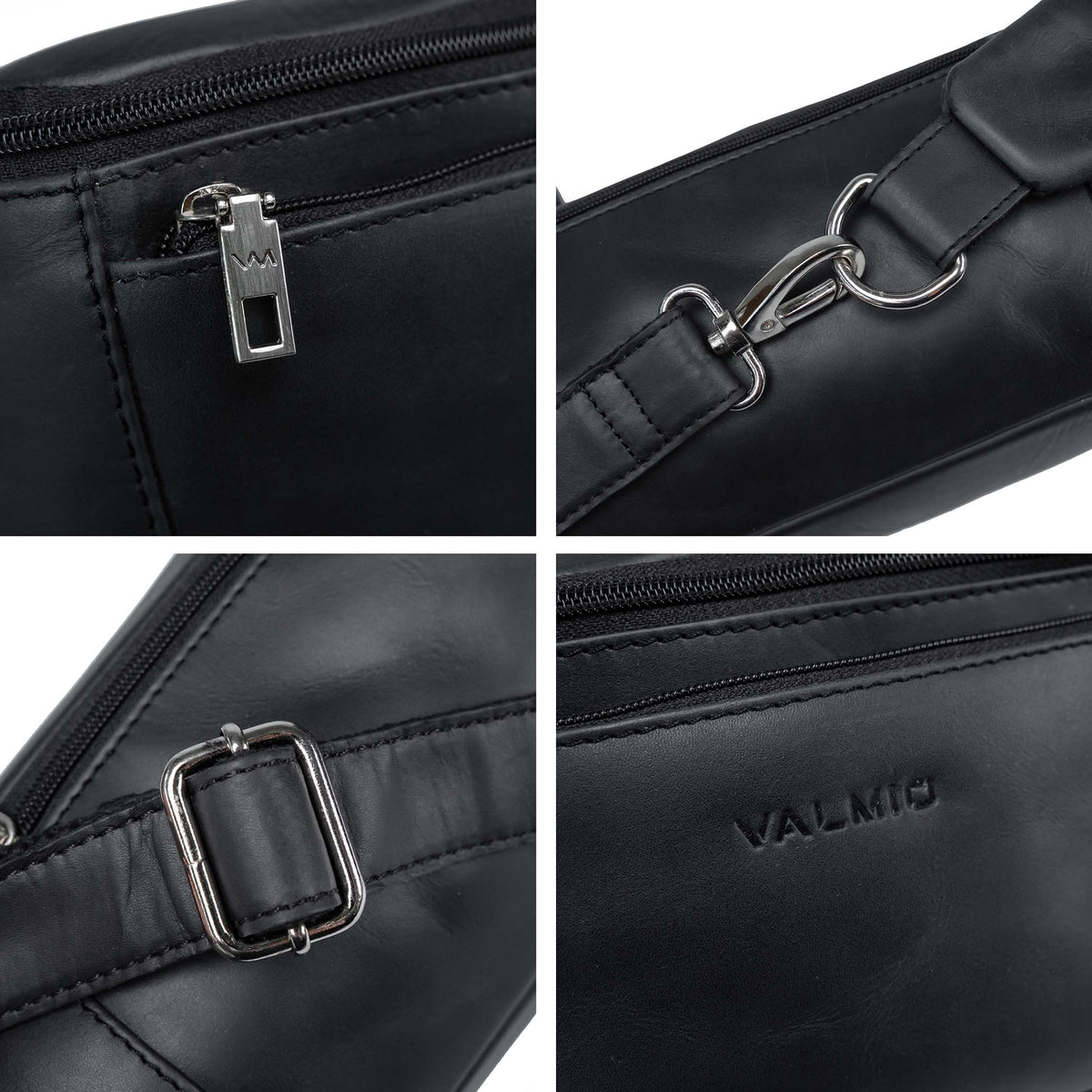 Valmio Ever Herrengürteltasche Schwarz