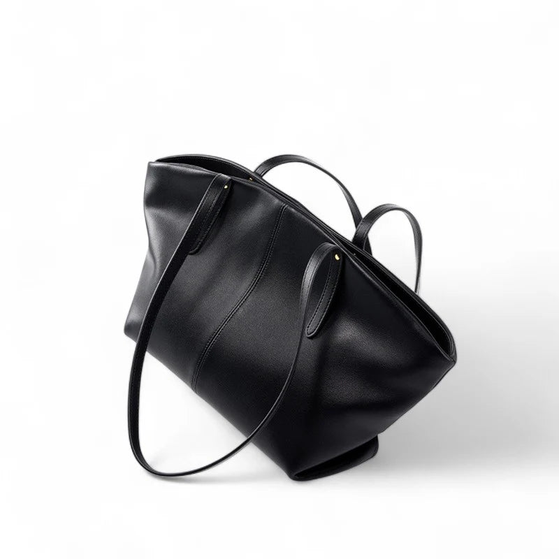 Sac à main pour femme en cuir Valmio Zenora - noir