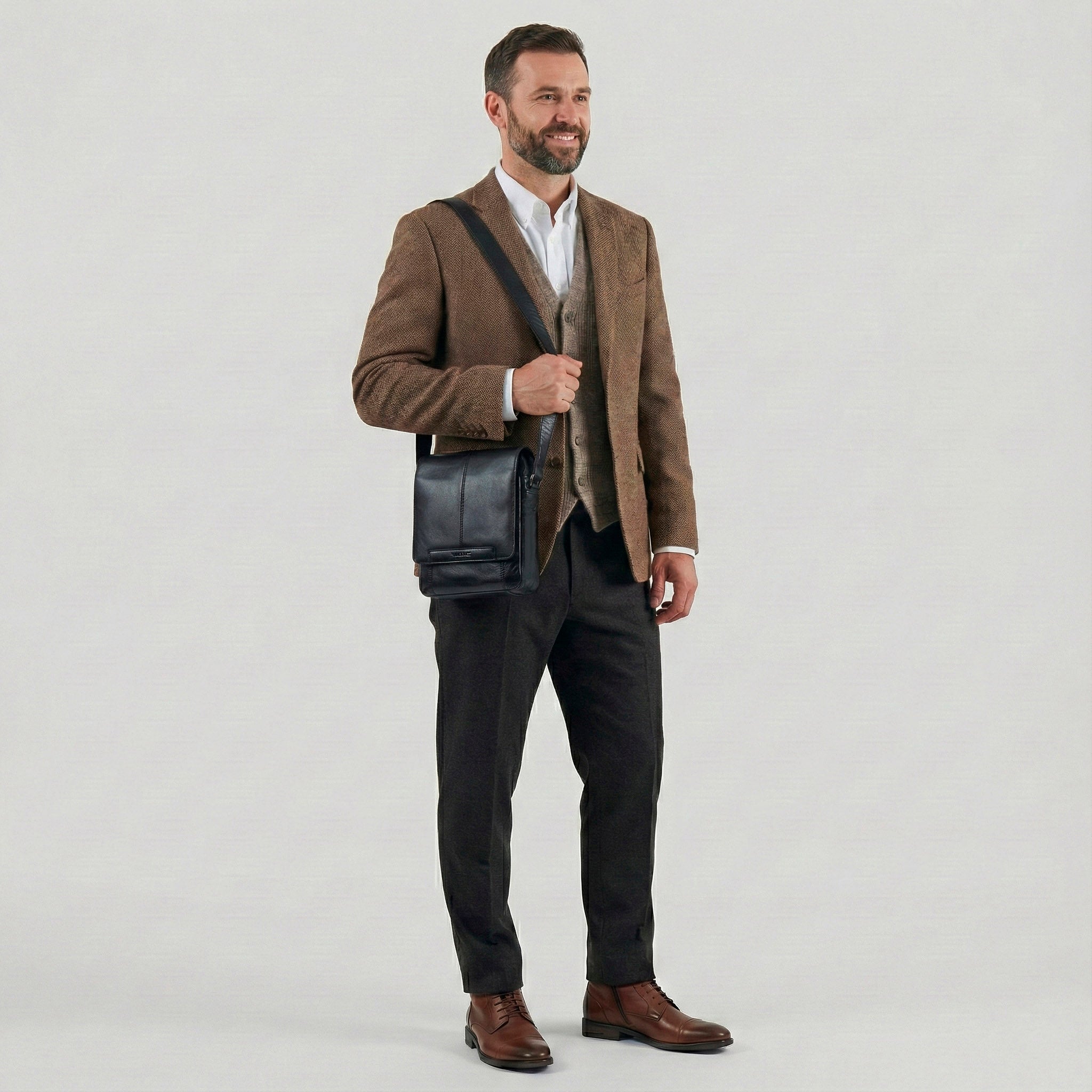 Bolso de hombro Valmio Nero