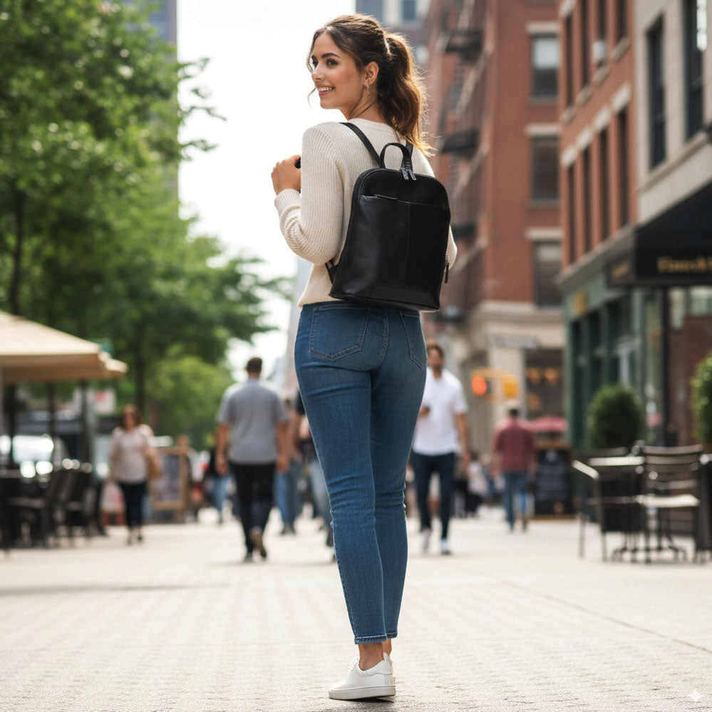 Valmio Gloria BL Women’s Leather Backpack