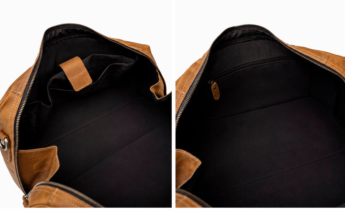 Sac de voyage en cuir vintage 2.0 Valmio