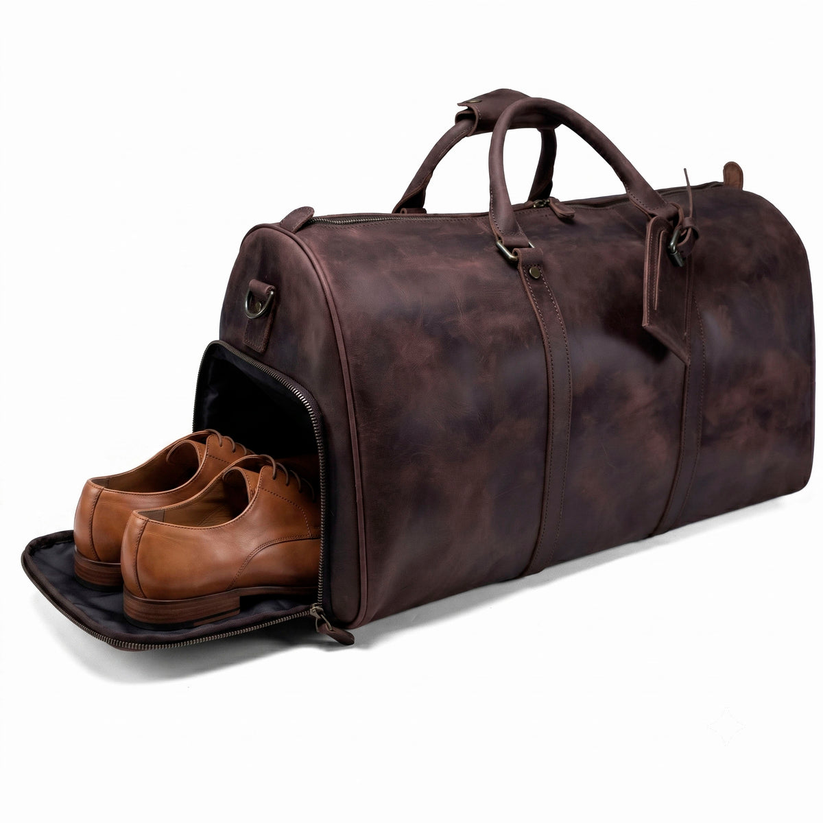 Sac de voyage en cuir Valmio Torvo